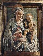 Andrea della Verrocchio Madonna aand child oil painting